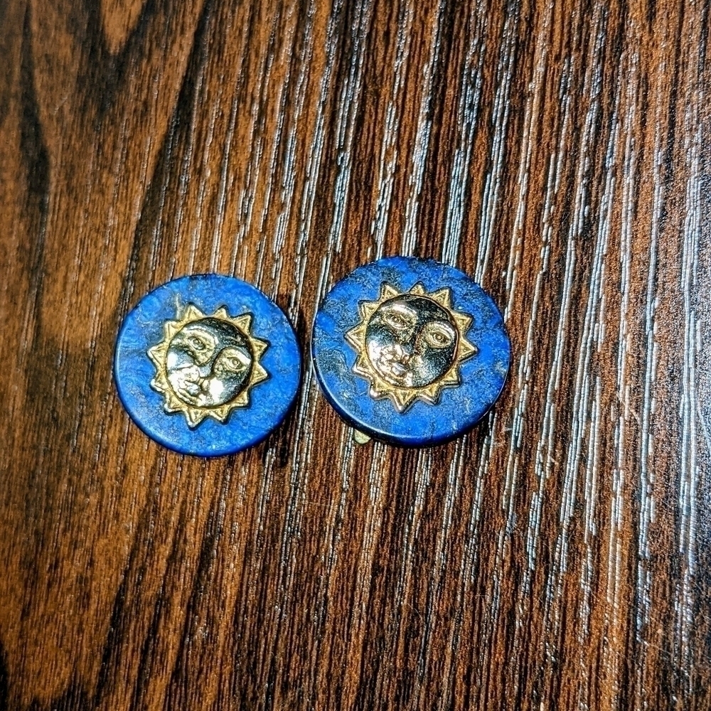 Celestial Sun Clip-on Earrings